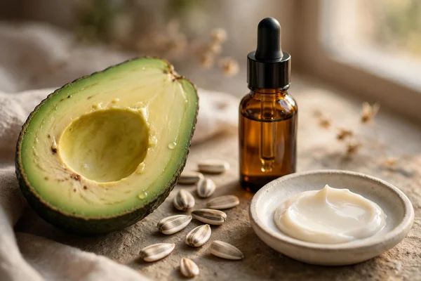 Vitamina E para la piel después de un masaje