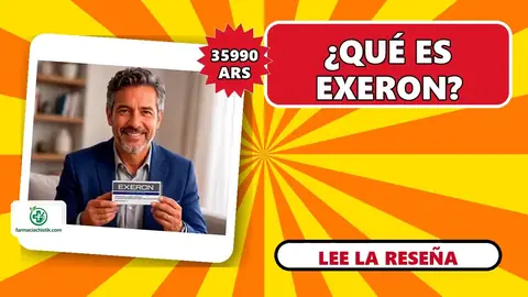Exeron: para qué sirve, cómo se toma y precio en Argentina